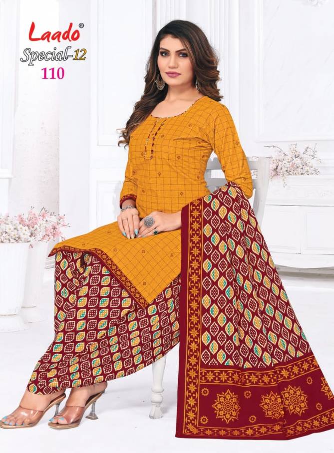 Special 12 By Laado Printed Cotton Dress Material Catalog